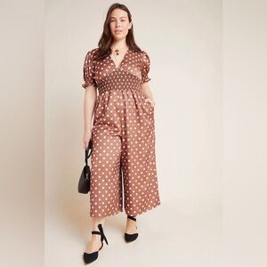 Slate & Willow Sketched Polka Dot Jumpsuit